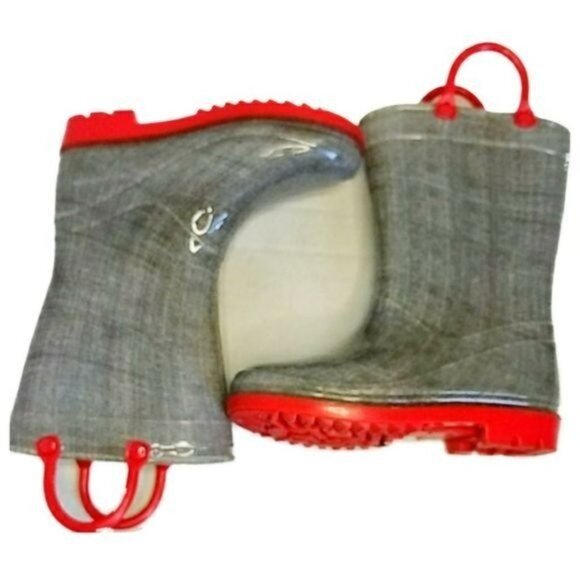 Koala Kid Boots Rain Galoshes Puddle Jumpers Hoppers Shoes Kids YOUTH Size 8 - Picture 3 of 11